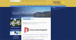 Desktop Screenshot of lagunadinora.it